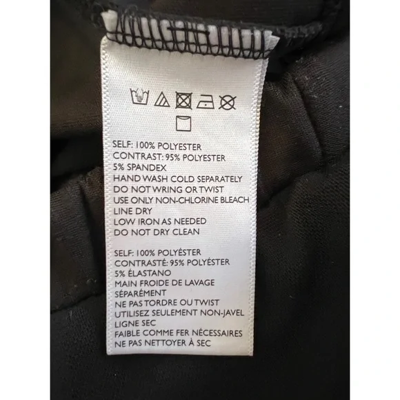 Silence + Noise (Urban Outfitters) -medium black sheer open split skirt w/bottom - Picture 7 of 11